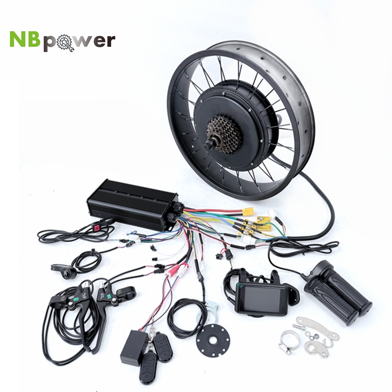 5000W Hub Motor Kit 72V - NBpower 72В 5000Вт 70-90км/ч BLDC мотор-колесо