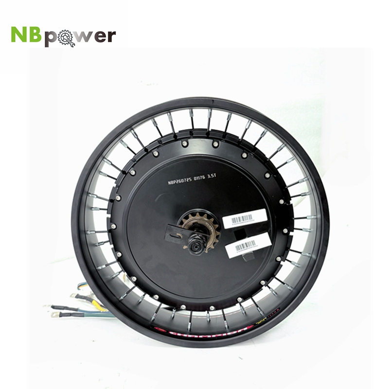 72V 8000W Brushless Hub Motor - NBpower/QS V3 273 40H Мотоциклетный задний