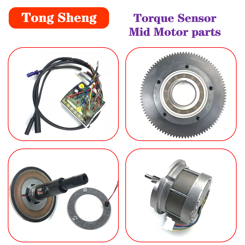 Torque Sensor Mid Drive Motor Kit - Комплект для переоборудования электровелосипеда Tongsheng TSDZ2,