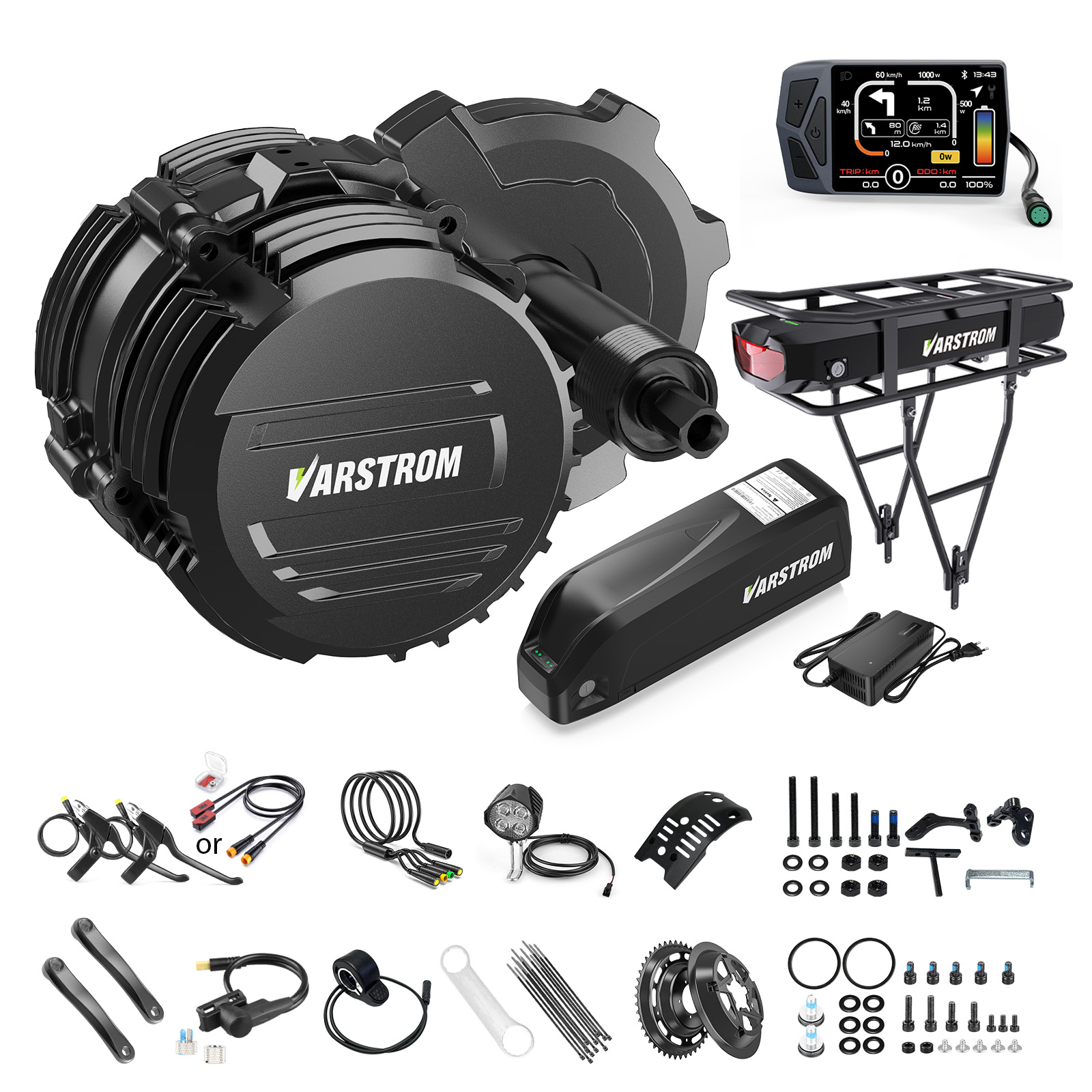 Torque Sensor Mid Drive Motor Kit - [В НАЛИЧИИ В США] Комплект центрального