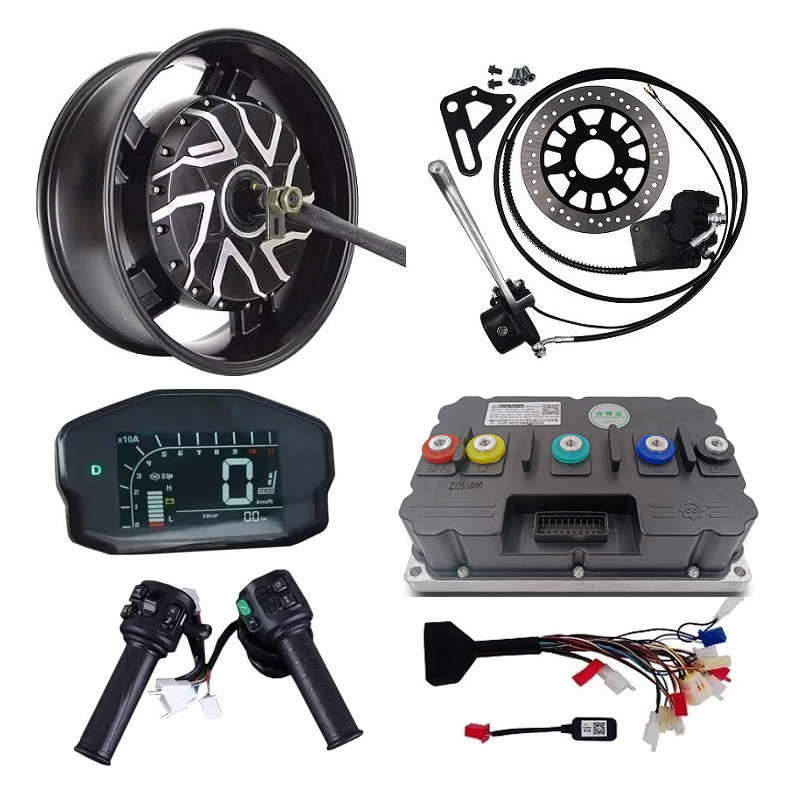 12000W Electric Motorcycle Hub Motor - Комплекты мотор-колес для электромотоциклов 6.0x17 дюймов,