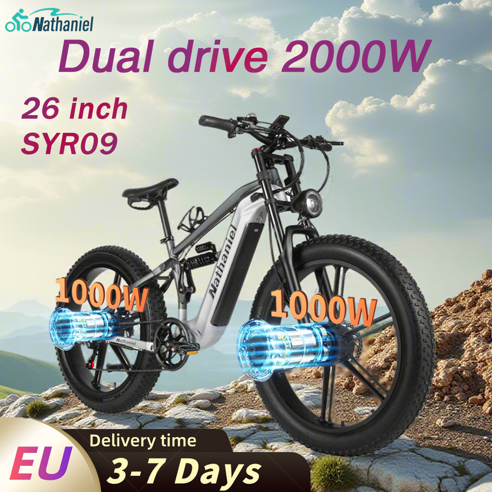 Электрический велосипед Nathan – обзор и цена Dual Motor Ebike Kit 2000W