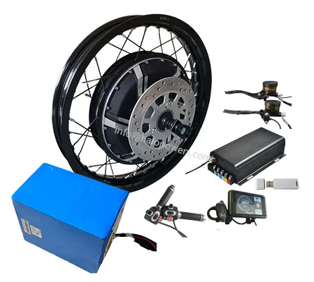 72 В 96 В QS 273 V3 12000 Вт 1 – обзор и цена 12000W Electric Motorcycle Hub Motor