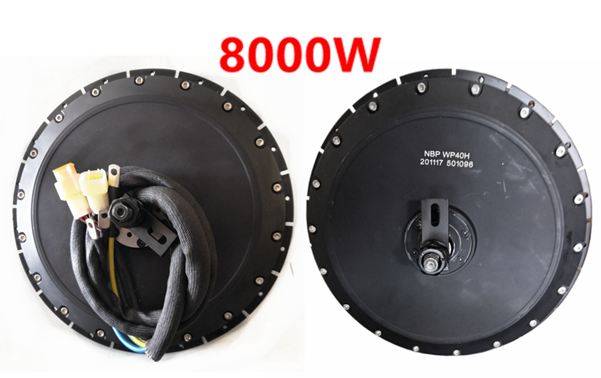 На складе США QS273 40H Peak 8 – обзор и цена 72V 8000W Brushless Hub Motor