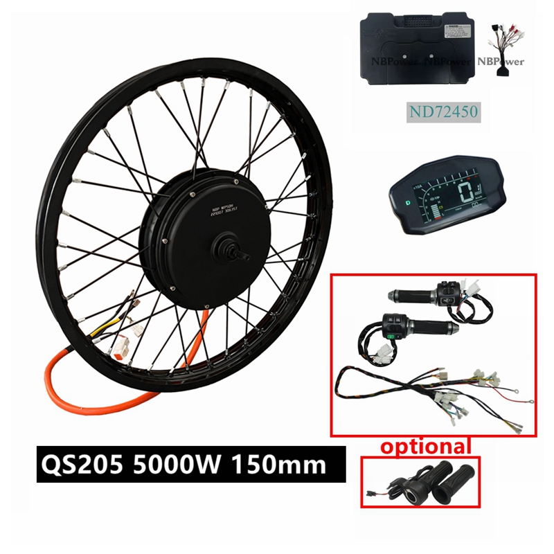 Комплект для электровелосипеда – обзор и цена 5000W Hub Motor Kit 72V