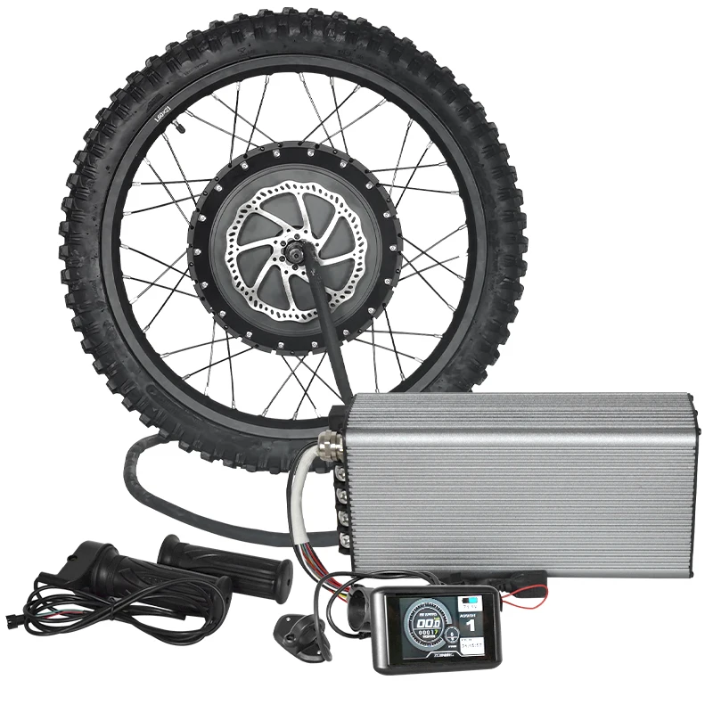 Комплект для переоборудования  – обзор и цена 12000W Electric Motorcycle Hub Motor