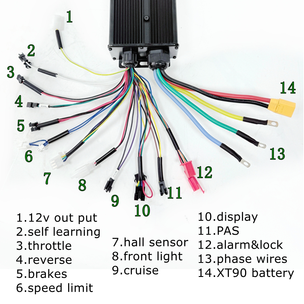 Комплект для переоборудования  – обзор и цена 5000W Hub Motor Kit 72V