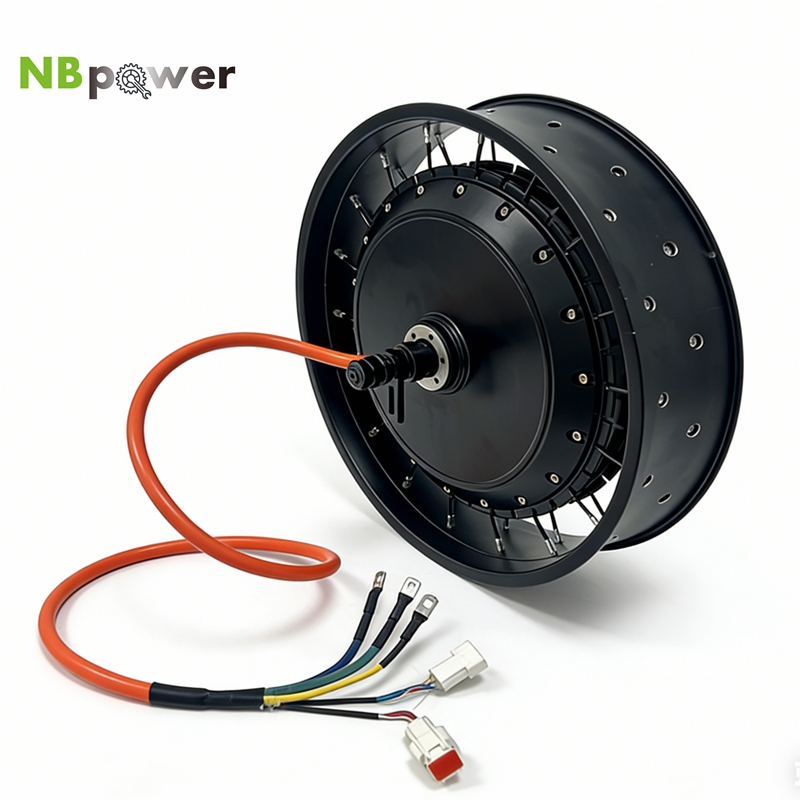 NBpower/QS 273 40H 48-96 В ном – обзор и цена 72V 8000W Brushless Hub Motor