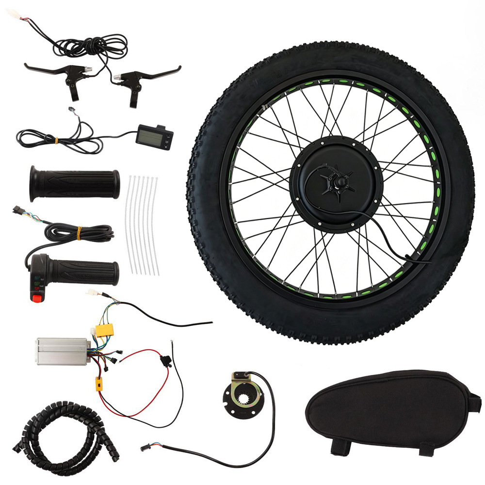 Комплект для переоборудования  – обзор и цена Fat Tire Electric Bike Conversion Kit 1500W