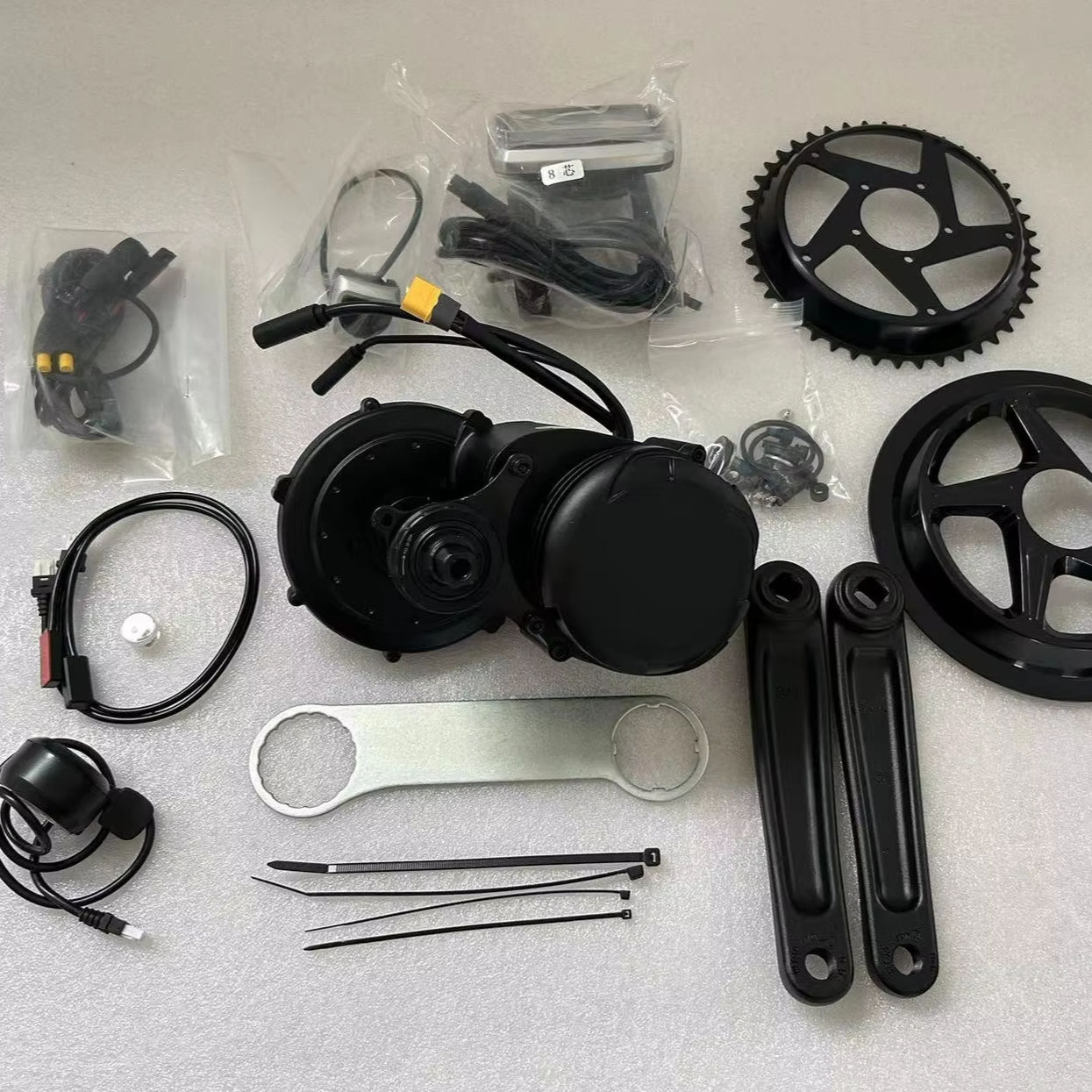 Новый комплект центрального дв – обзор и цена Torque Sensor Mid Drive Motor Kit